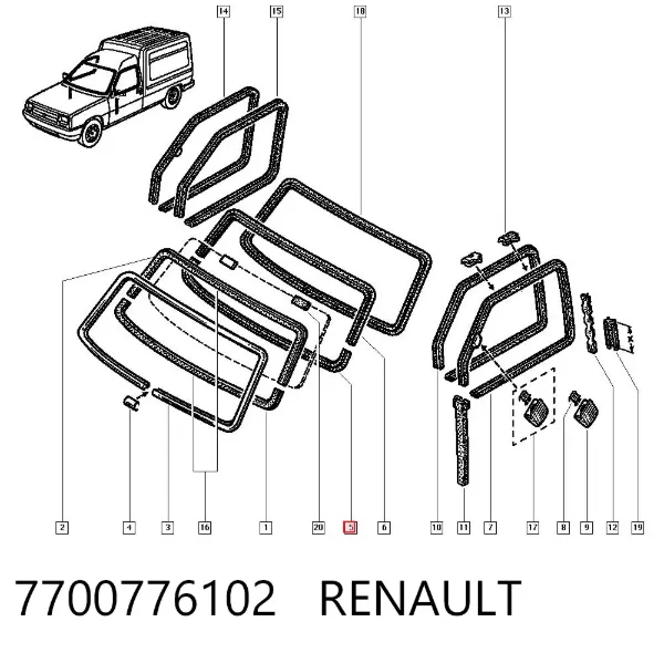  7700776102 Renault (RVI)