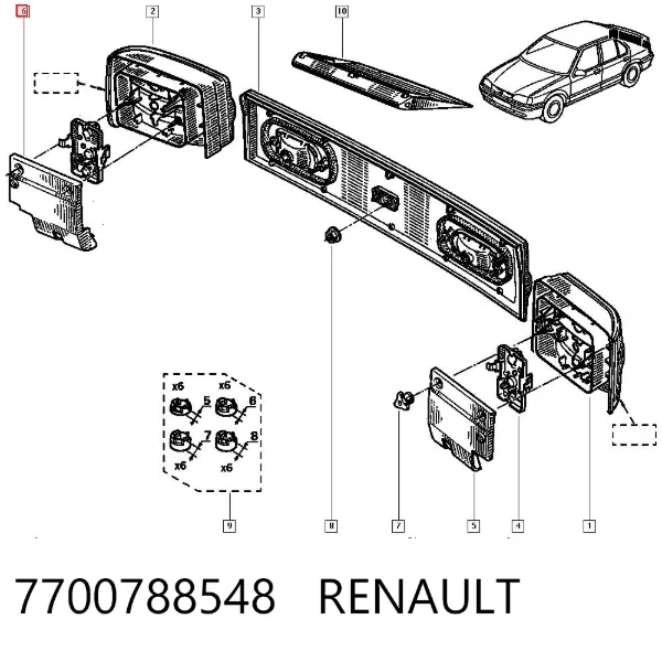  7700788548 Renault (RVI)