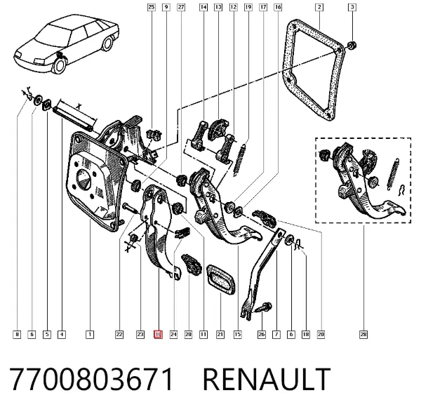  7700803671 Renault (RVI)
