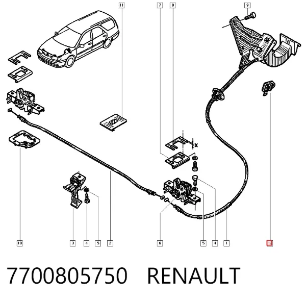  7700805750 Renault (RVI)