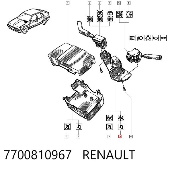  7700810967 Renault (RVI)