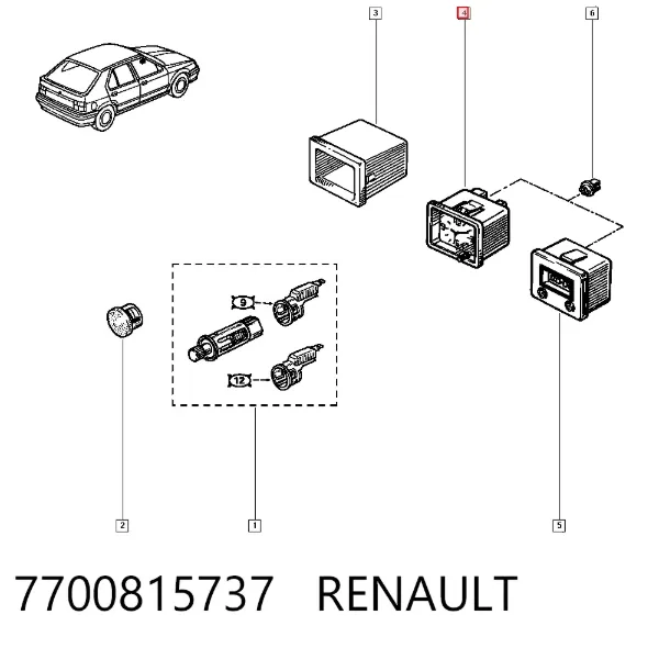  7700815737 Renault (RVI)