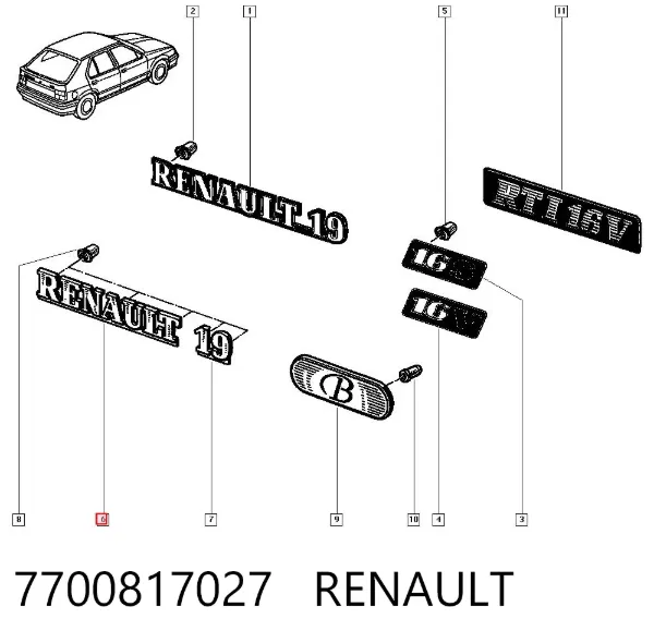  7700817027 Renault (RVI)
