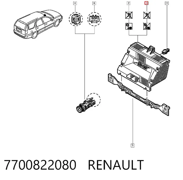  7700822080 Renault (RVI)