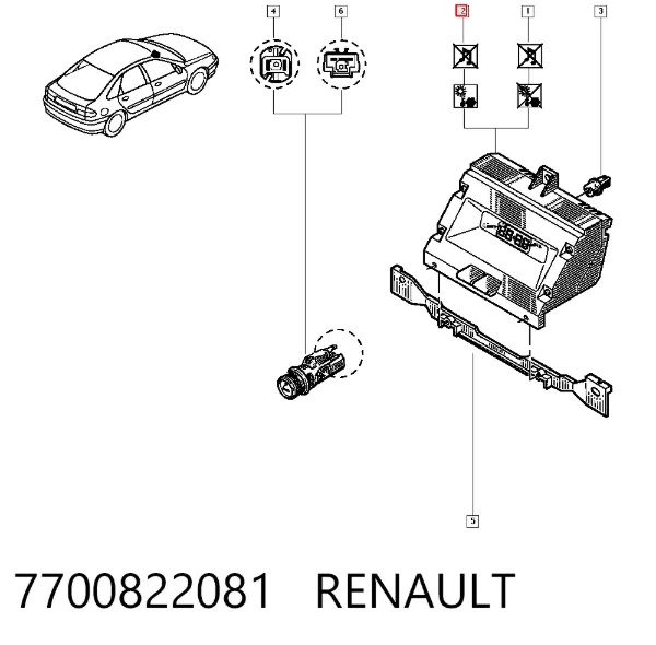 Pantalla Renault Laguna I