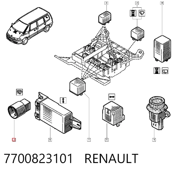  7700823101 Renault (RVI)