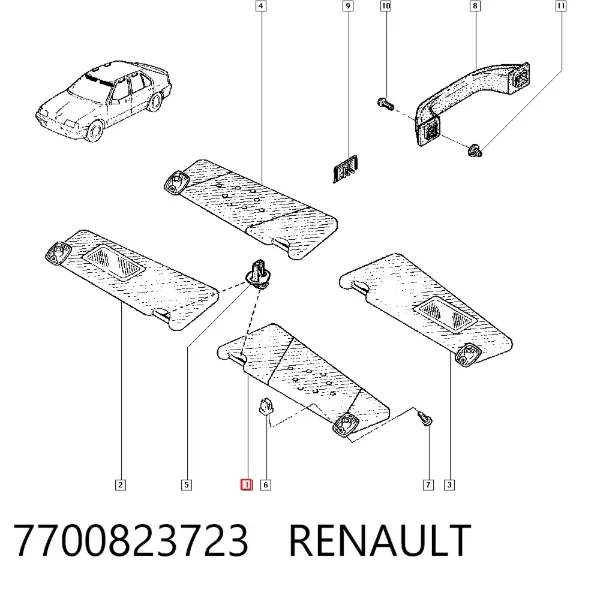  7700823723 Renault (RVI)