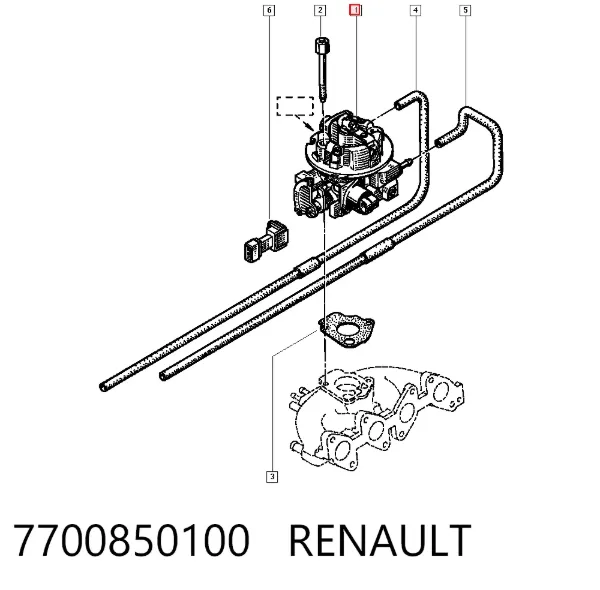 Inyector 7700850100 Renault (RVI)