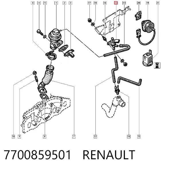  7700859501 Renault (RVI)