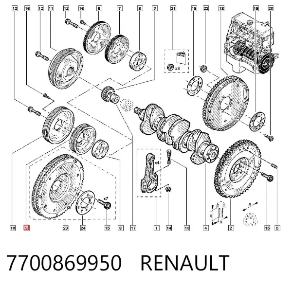  7700869950 Renault (RVI)