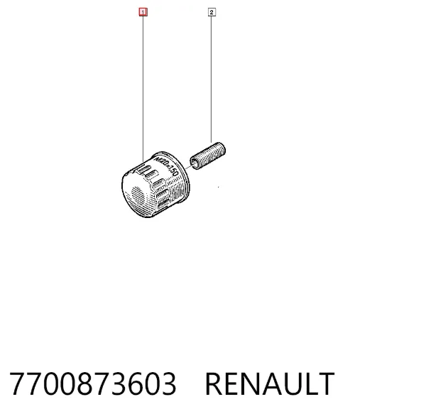Filtro de aceite 7700873603 Renault (RVI)