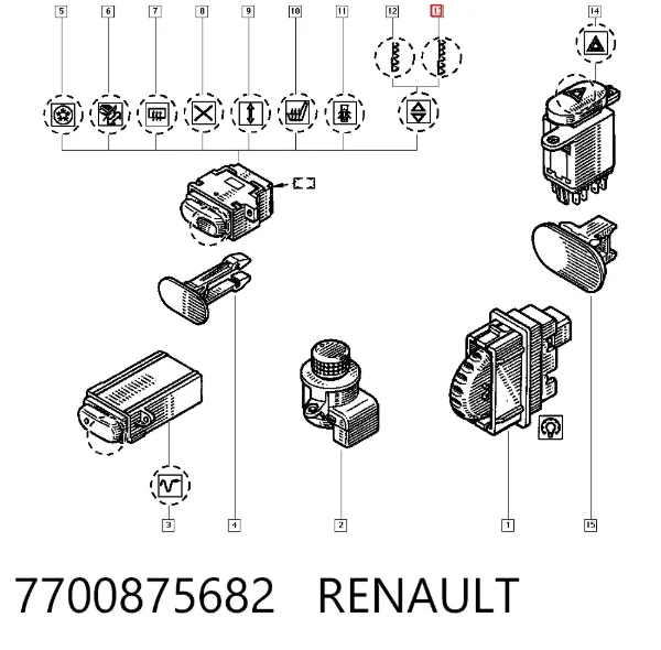  7700875682 Renault (RVI)