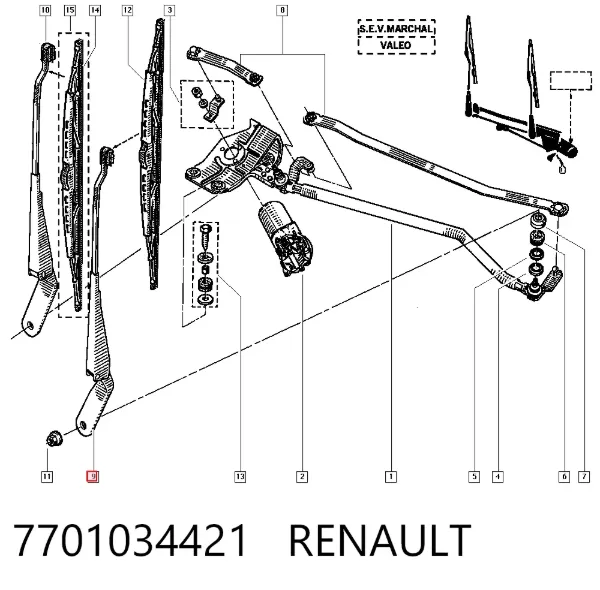  7701034421 Renault (RVI)
