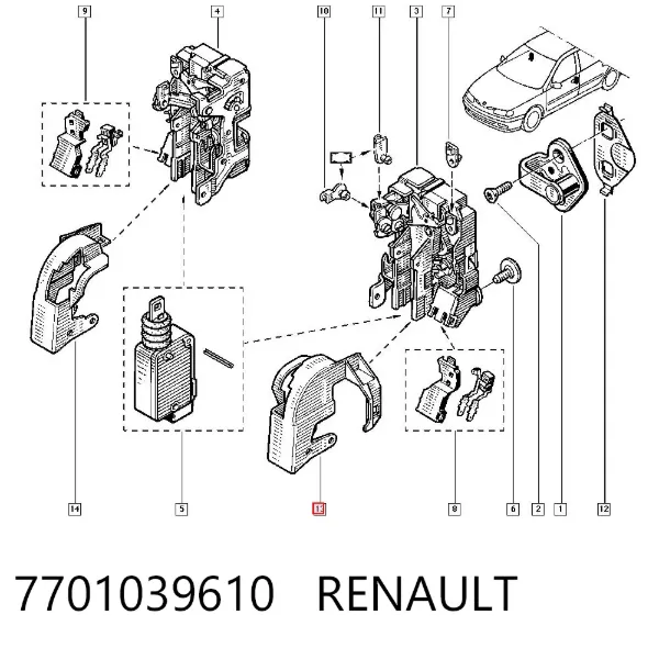  7701039610 Renault (RVI)
