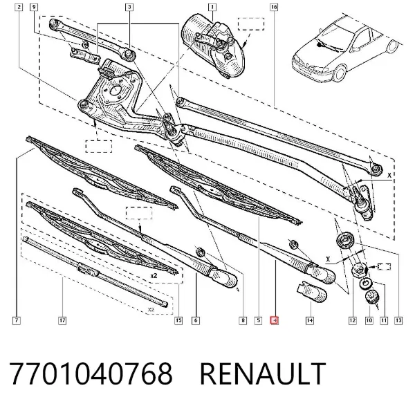 7701040768 Renault (RVI)
