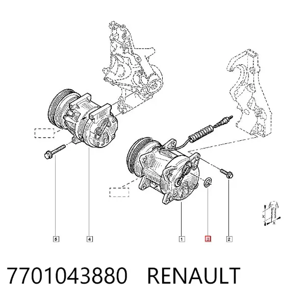  7701043880 Renault (RVI)
