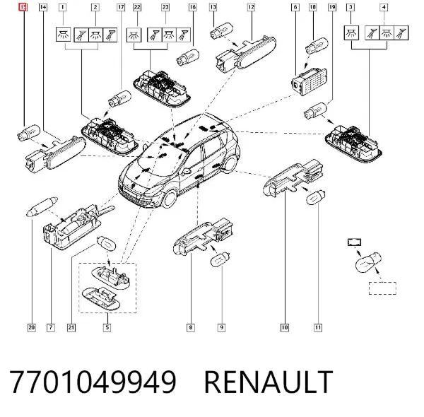  7701049949 Renault (RVI)