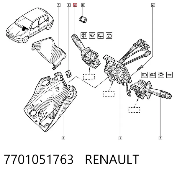  7701051763 Renault (RVI)