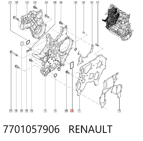  7701057906 Renault (RVI)