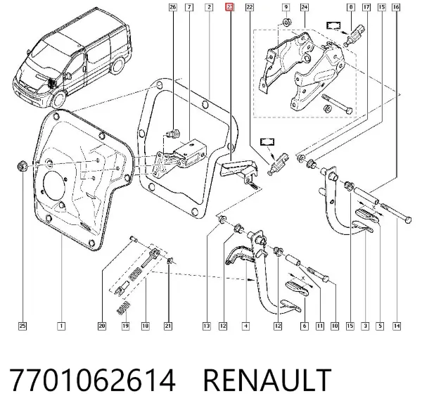  7701062614 Renault (RVI)