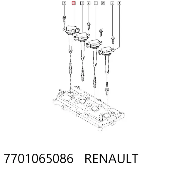 Bobina 7701065086 Renault (RVI)