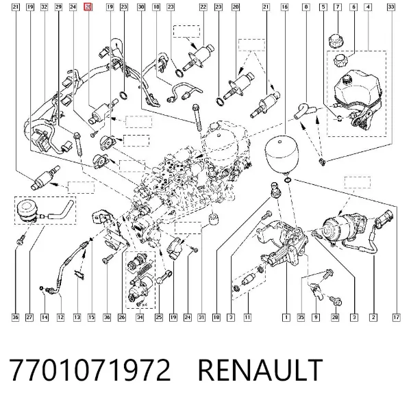  7701071972 Renault (RVI)