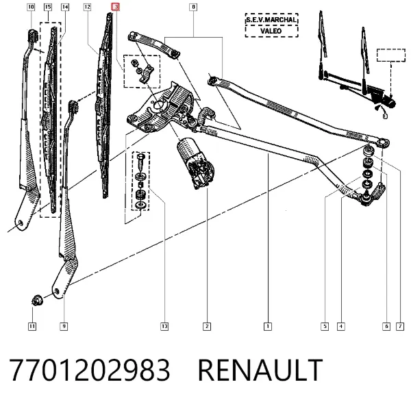  7701202983 Renault (RVI)