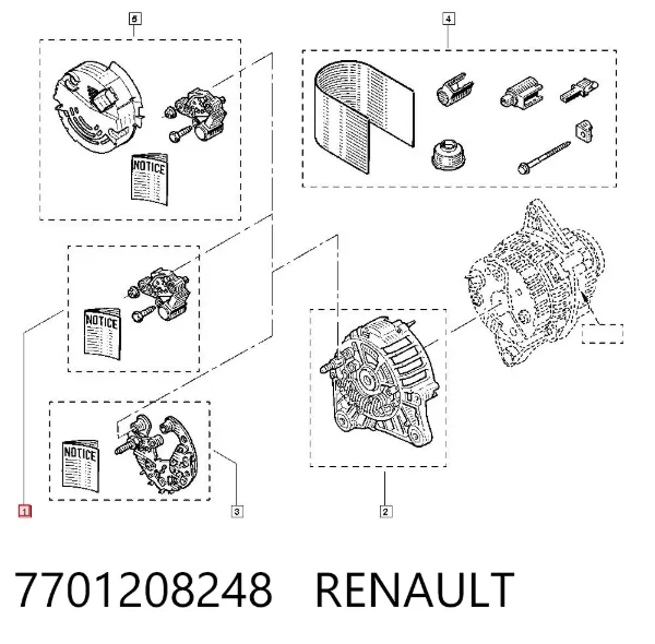 Regulador 7701208248 Renault (RVI)