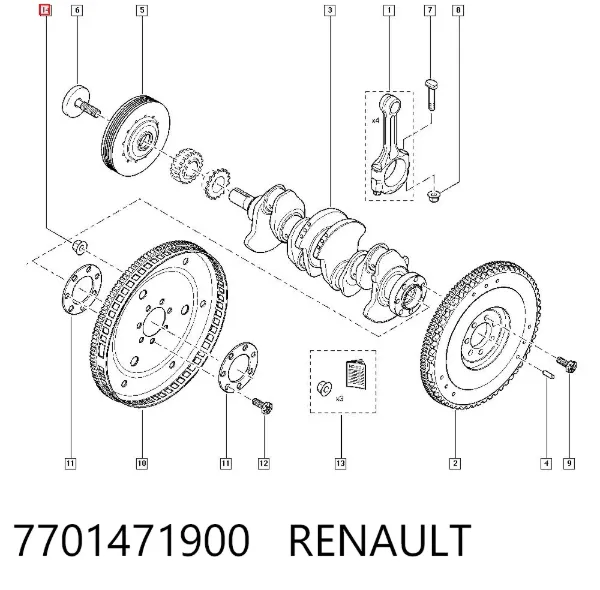  7701471900 Renault (RVI)