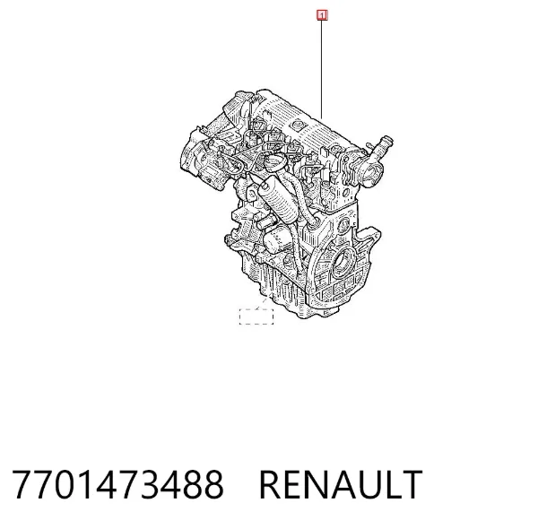 Motor completo 7701473488 Renault (RVI)