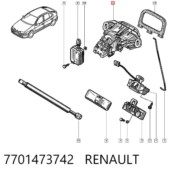  7701473742 Renault (RVI)