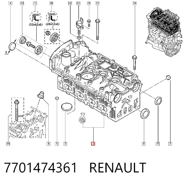 Culata Renault Megane I
