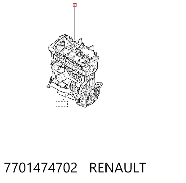 Motor completo 7701474702 Renault (RVI)