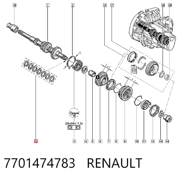  7701474783 Renault (RVI)