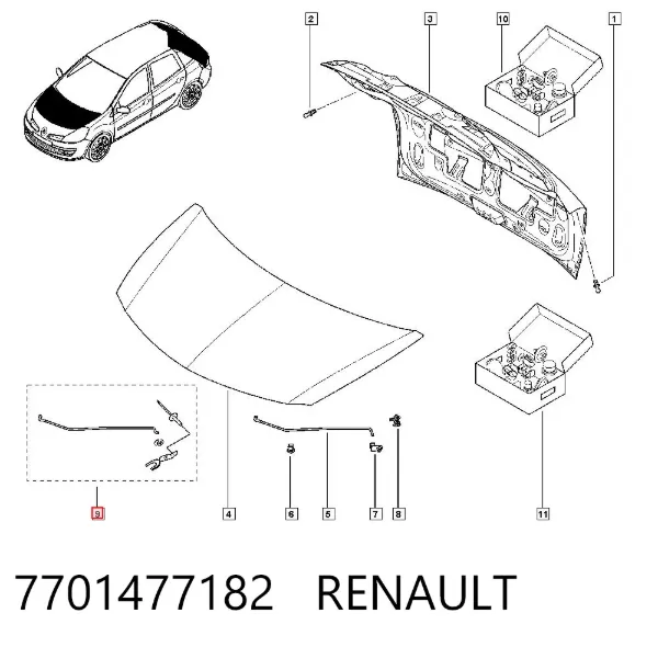  7701477182 Renault (RVI)
