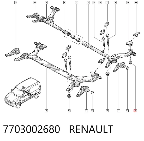  7703002680 Renault (RVI)