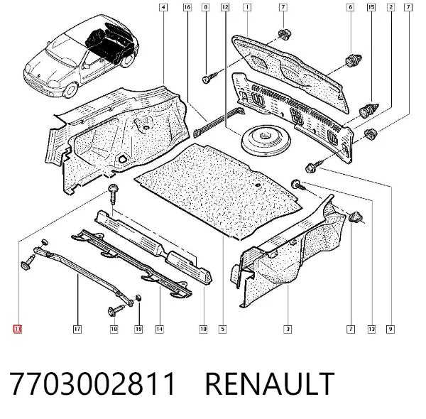  7703002811 Renault (RVI)