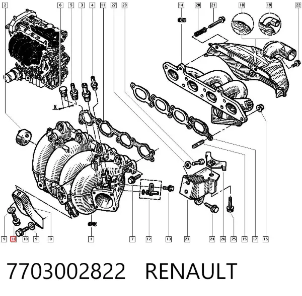  7703002822 Renault (RVI)