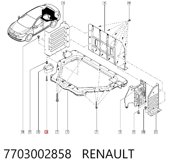  7703002858 Renault (RVI)