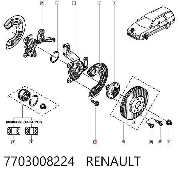  7703008224 Renault (RVI)