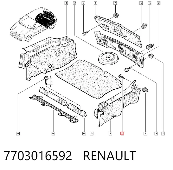  7703016592 Renault (RVI)