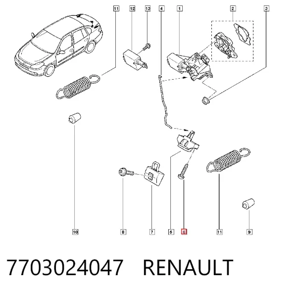  7703024047 Renault (RVI)