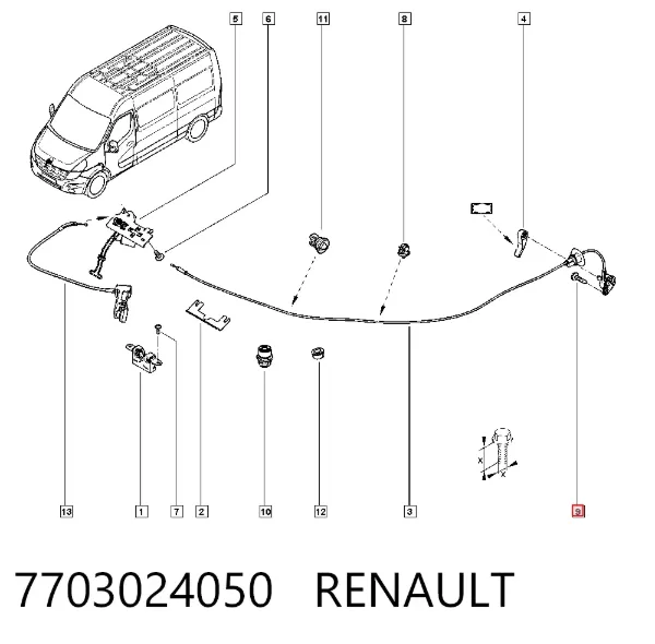  7703024050 Renault (RVI)