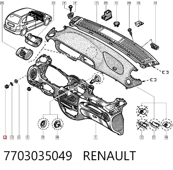  7703035049 Renault (RVI)