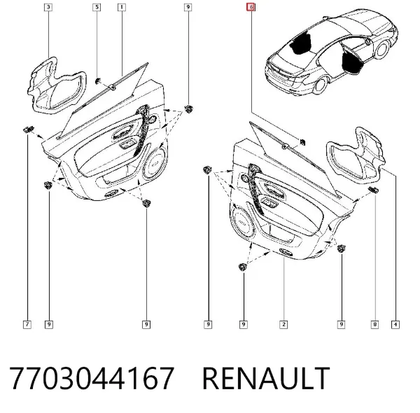  7703044167 Renault (RVI)