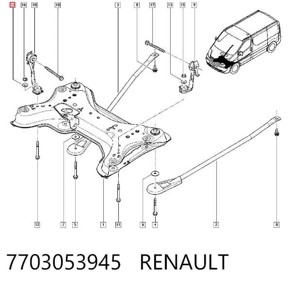  7703053945 Renault (RVI)