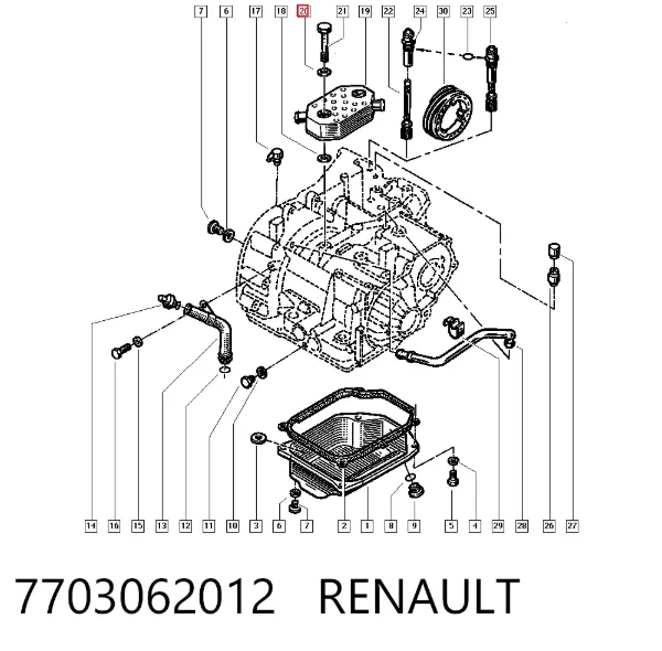  7703062012 Renault (RVI)
