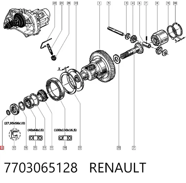  7703065128 Renault (RVI)
