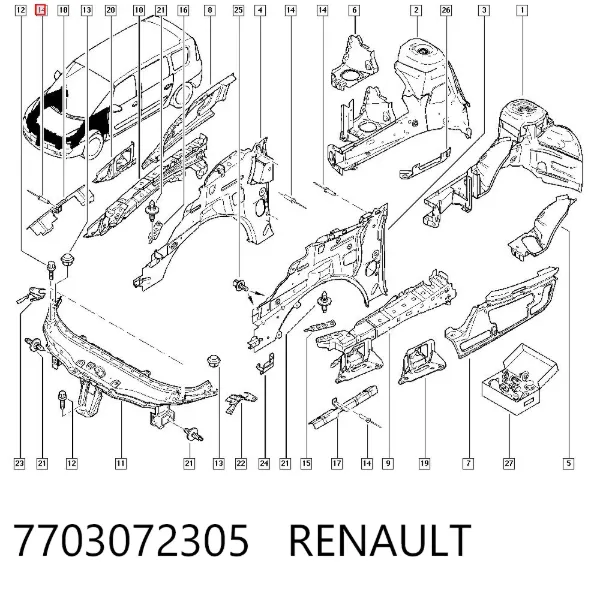  7703072305 Renault (RVI)
