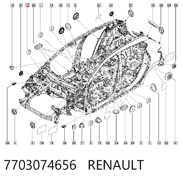  7703074656 Renault (RVI)